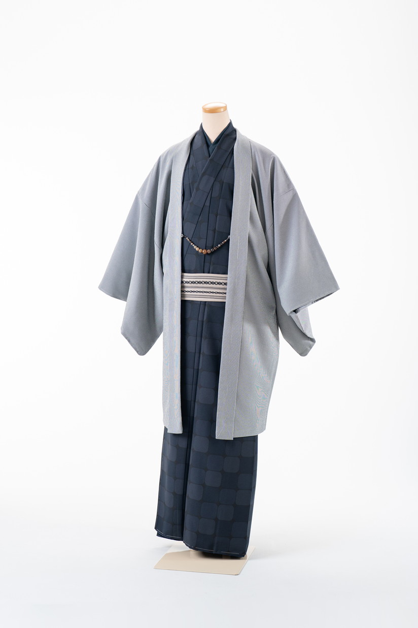 【8】男性着物 新作 ※180㎝位の方向け