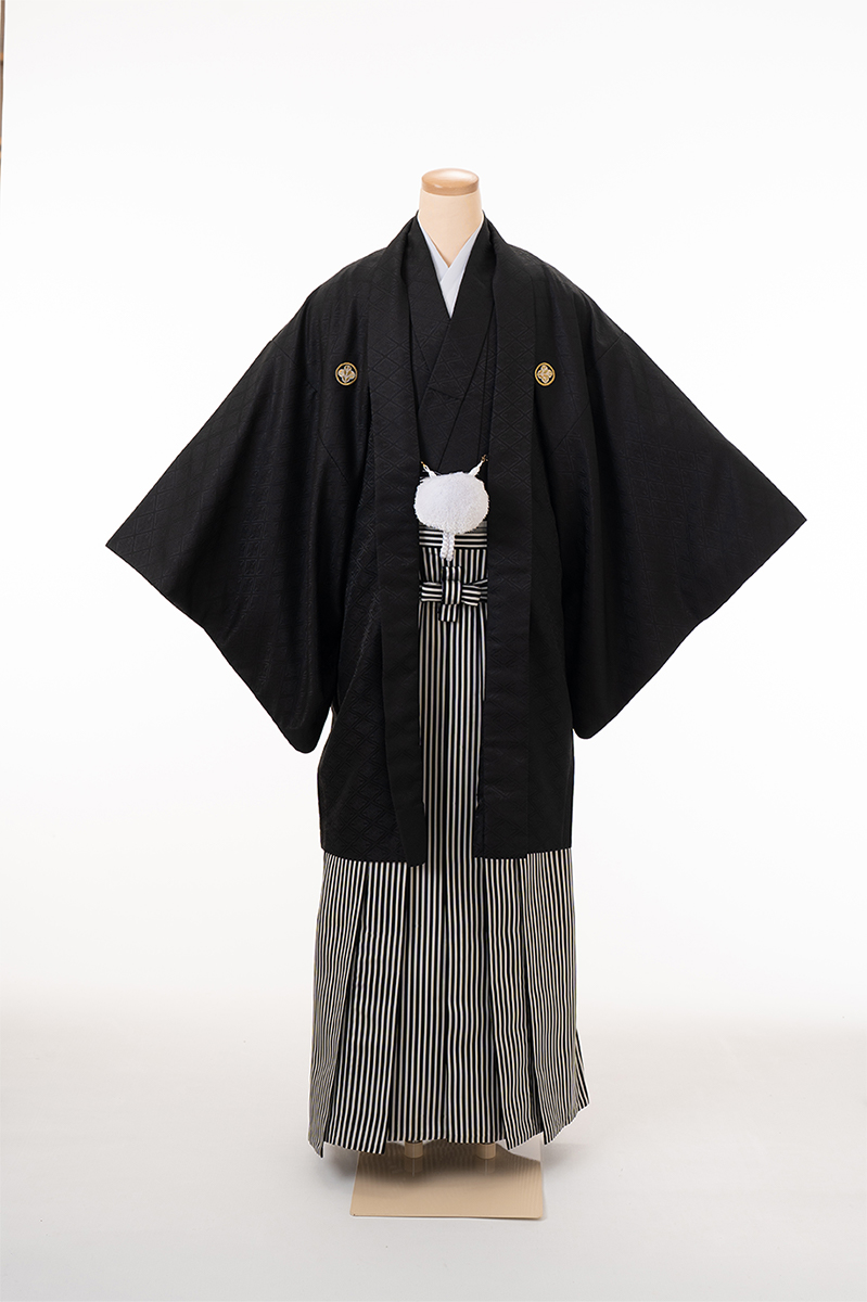 【20】男性着物 紋付袴 ※175㎝前後の方へ
