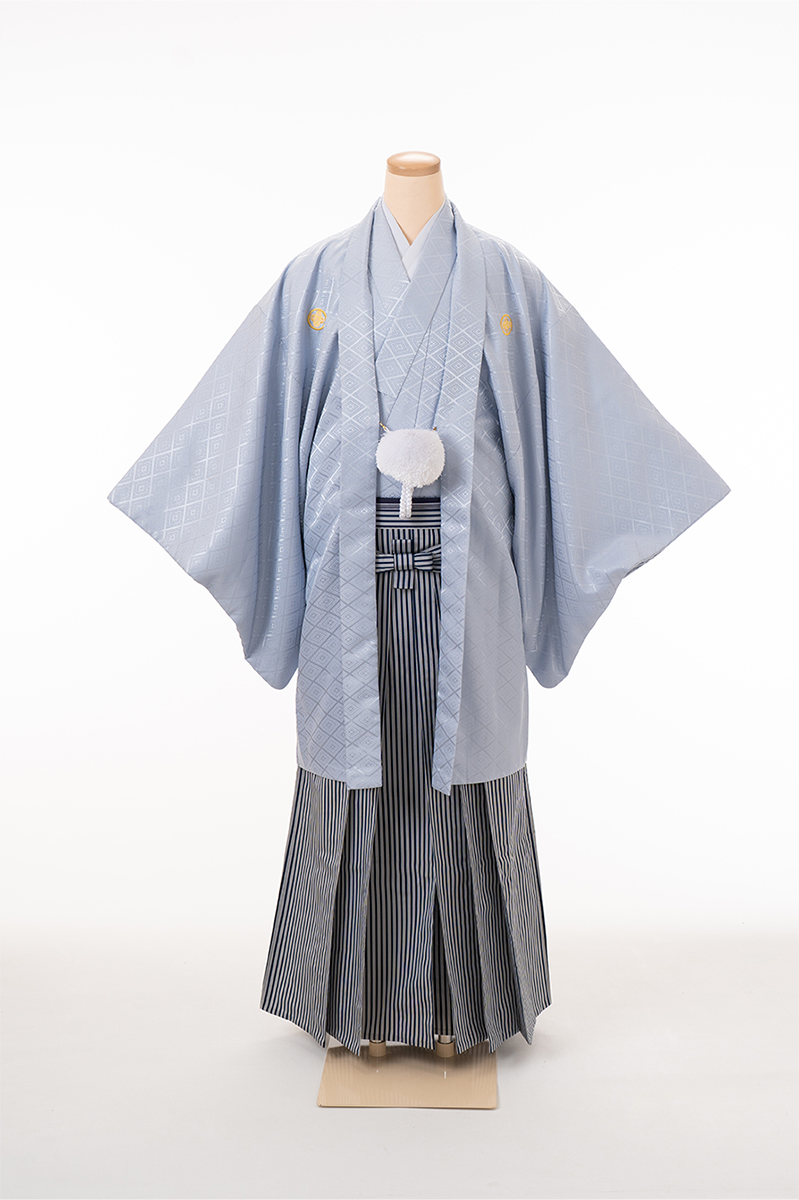 【22】男性着物 紋付袴 ※175㎝前後の方へ