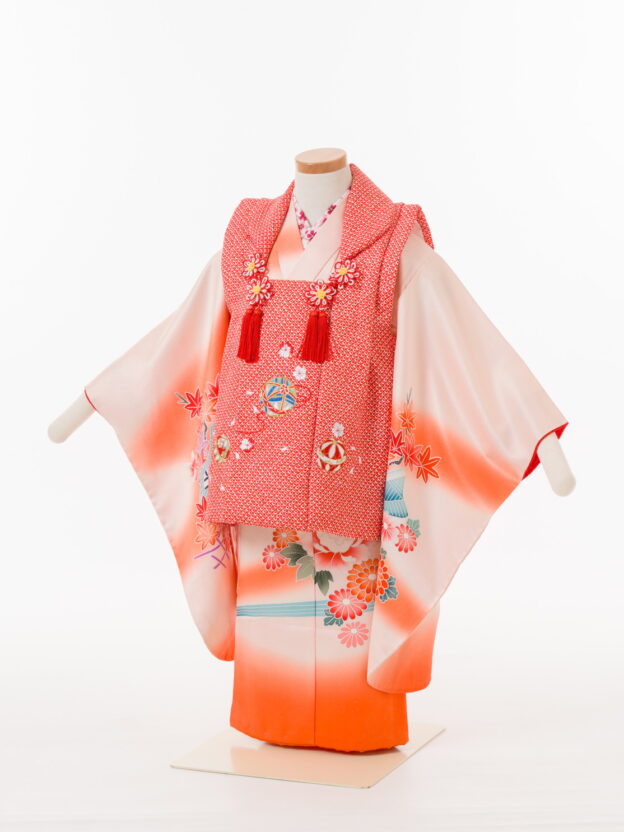 ☆【69】3歳女の子　アンティーク着物　＋3000円